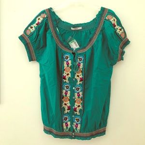 Embroidered Top